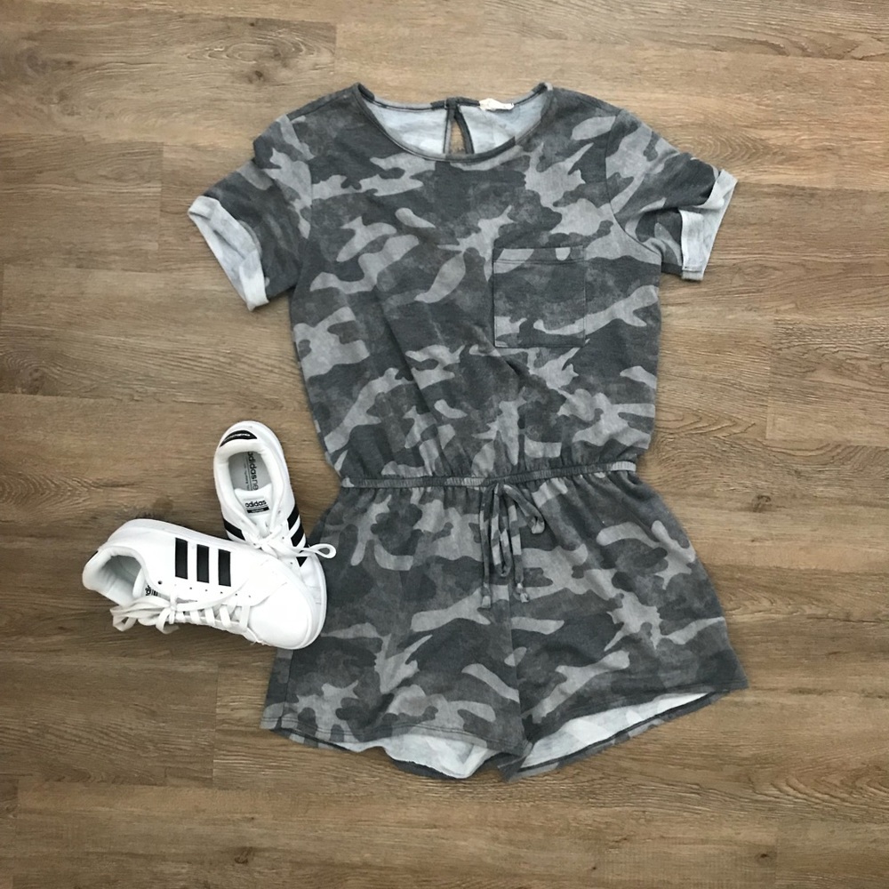 Super Soft Camo Romper